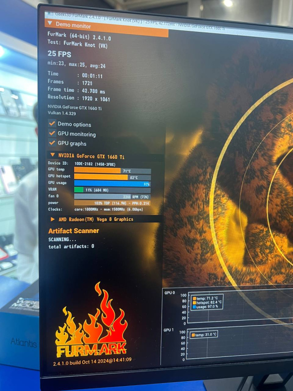 Видеокарта NVidia 1660 Ti